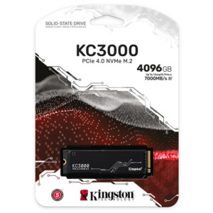 Kingston KC3000 4TB – PCIe 4.0×4 NVMe SSD
