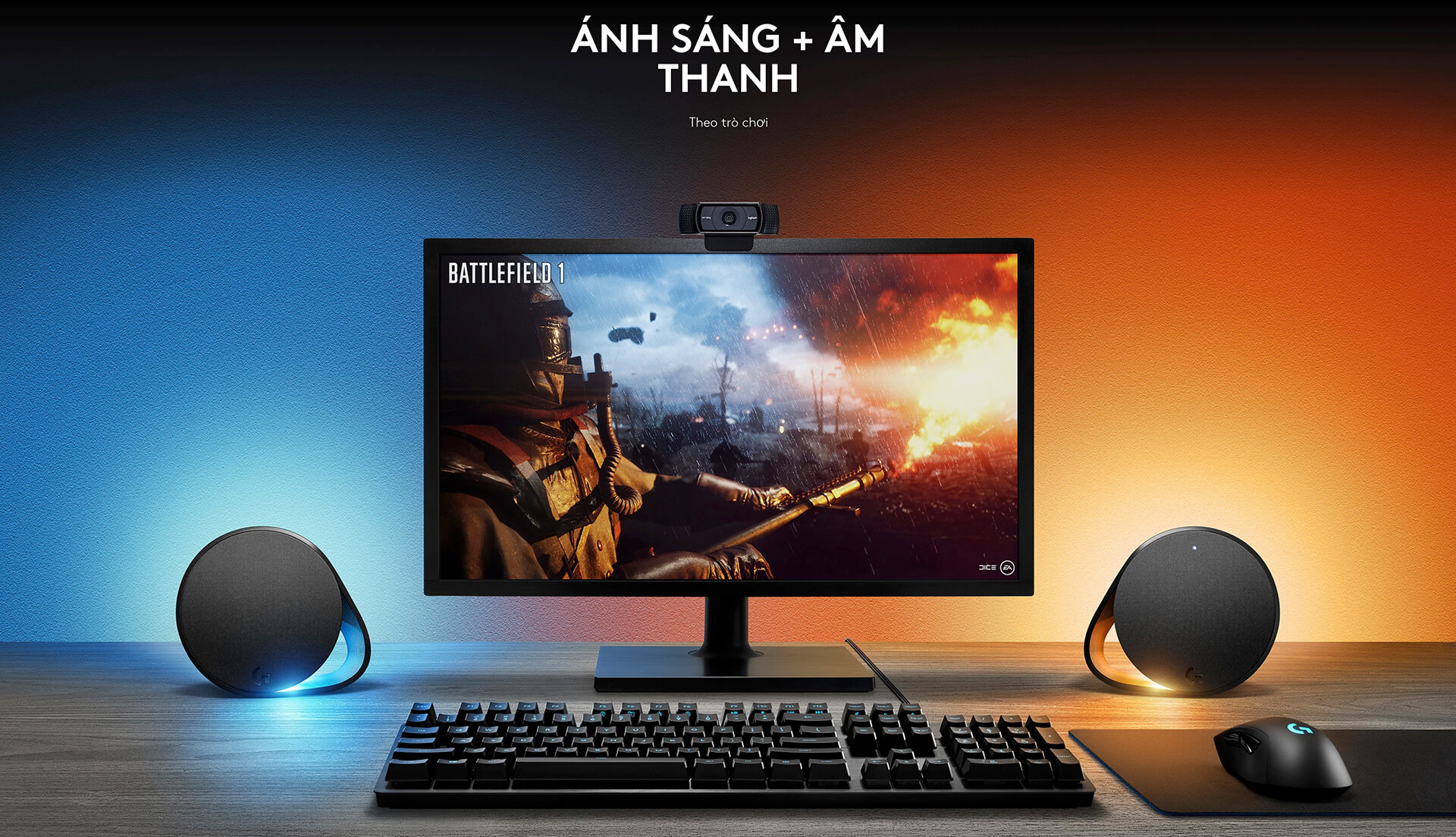 Logitech G560 RGB - Gaming Bluetooth Speaker