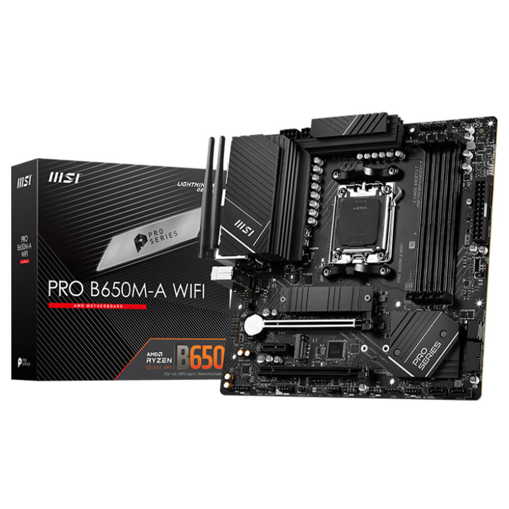 MSI PRO B650M A WIFI H1 MSI PRO B650M-A WIFI - Socket AM5