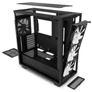 NZXT H7 Elite Black H05 NZXT H7 ELITE RGB - Mid Tower Case (ALL BLACK)