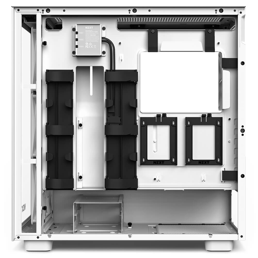 NZXT H7 Elite White H04 NZXT H7 ELITE RGB - Mid Tower Case (ALL WHITE) - Ảnh 4