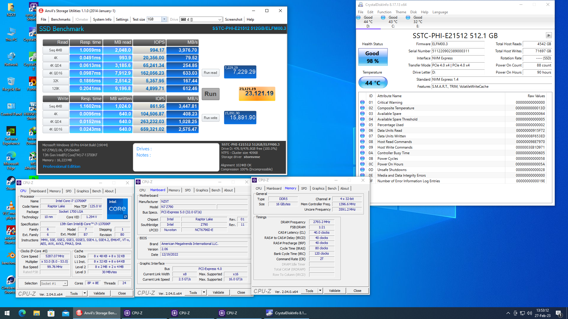 SSTC HAMMERHEAD E21 512GB - PCIe 4.0 x4 NVMe M.2