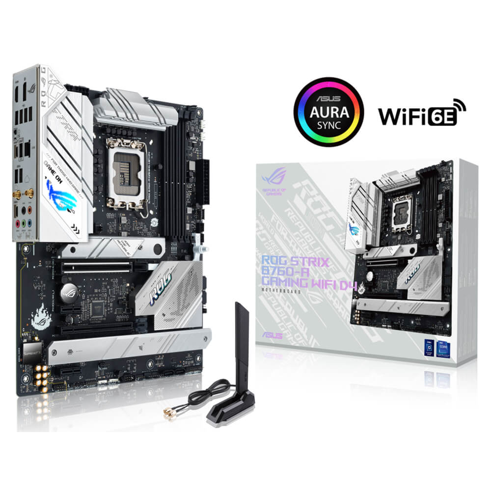 ASUS ROG STRIX B760 A GAMING WIFI D4 H1 ASUS ROG STRIX B760-A GAMING WIFI D4 - Socket 1700