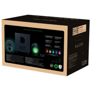 Razer Nommo V2 Pro - Full-Range 2.1 PC Gaming Speakers with Wireless Subwoofer