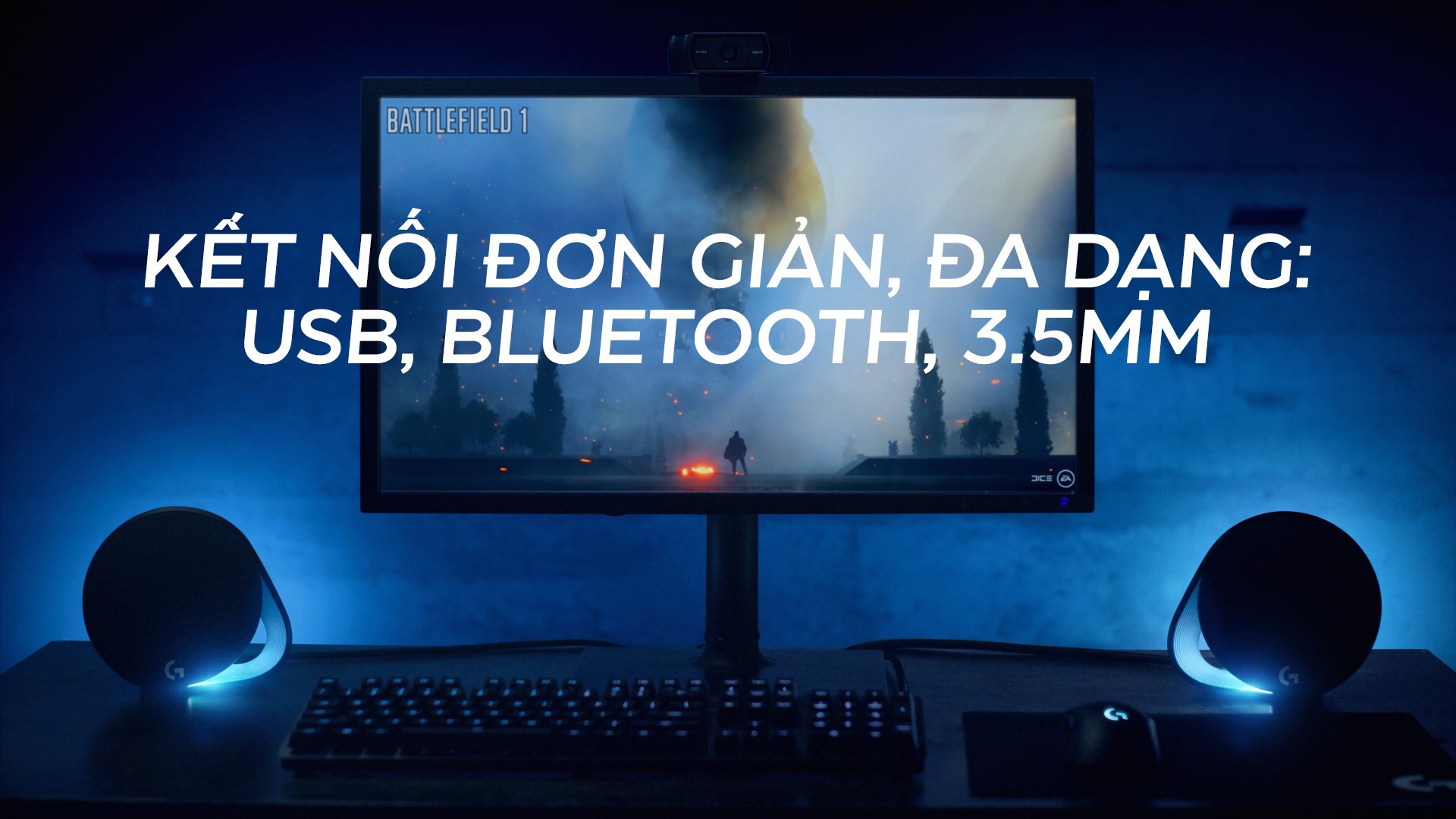 Logitech G560 RGB - Gaming Bluetooth Speaker