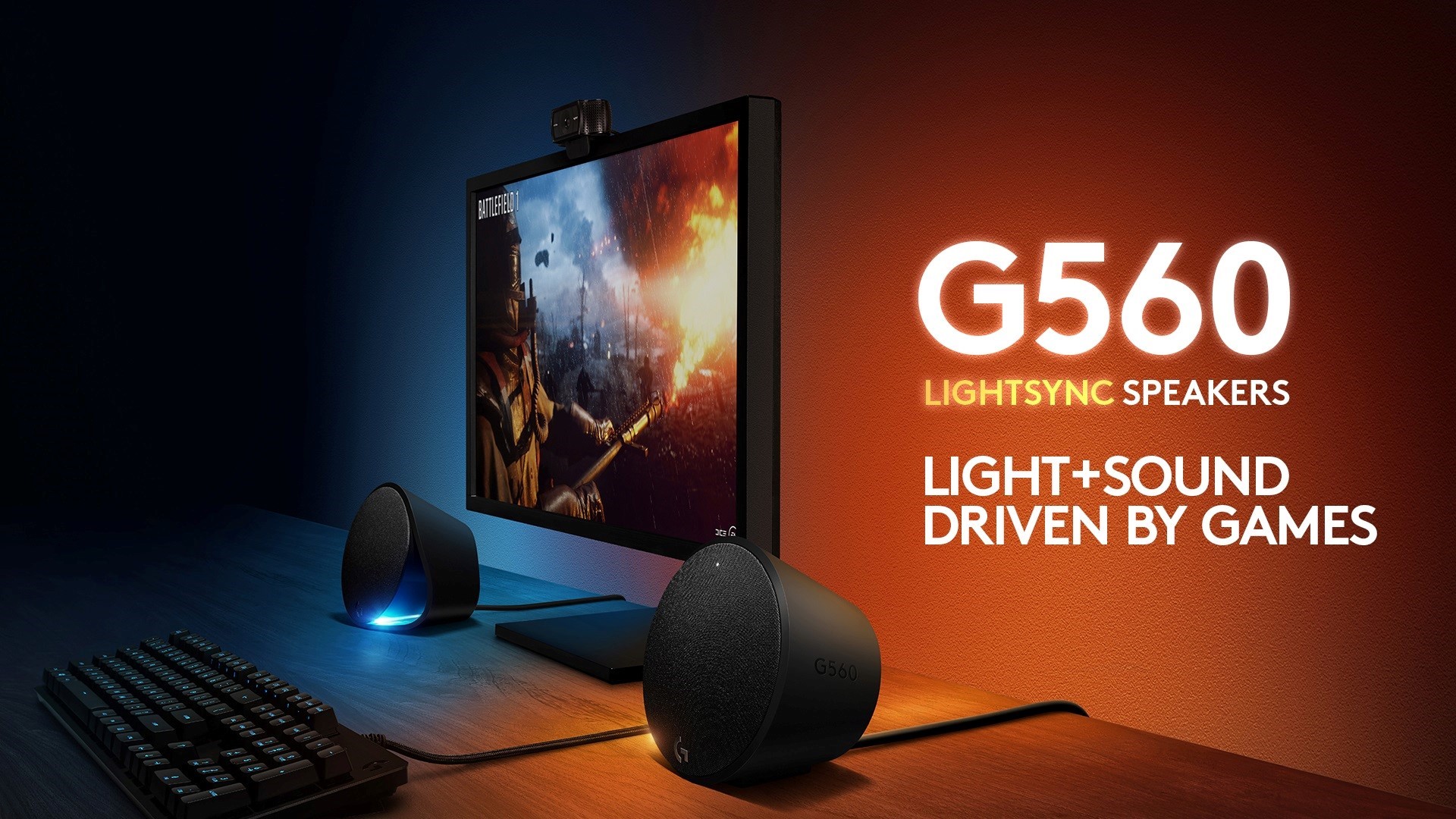 Logitech G560 RGB - Gaming Bluetooth Speaker