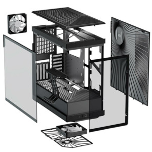 HYTE Y40 Black - ATX Mid-Tower Case