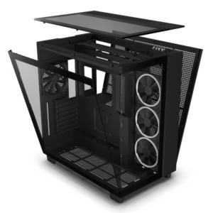 NZXT H9 Elite Matte Black - Premium Dual-Chamber Mid-Tower Airflow Case