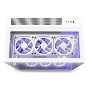 NZXT H9 Elite Matte White - Premium Dual-Chamber Mid-Tower Airflow Case