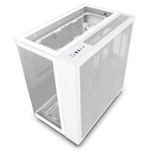 NZXT H9 Elite Matte White - Premium Dual-Chamber Mid-Tower Airflow Case