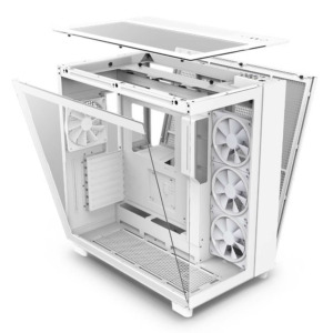 NZXT H9 Elite Matte White - Premium Dual-Chamber Mid-Tower Airflow Case