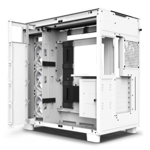 NZXT H9 Elite Matte White - Premium Dual-Chamber Mid-Tower Airflow Case
