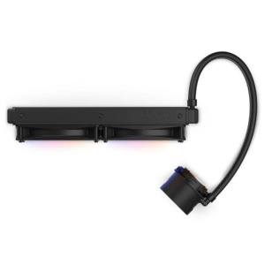 NZXT Kraken 280 RGB Matte Black - 280mm AIO Liquid Cooler with LCD Display and RGB Fans