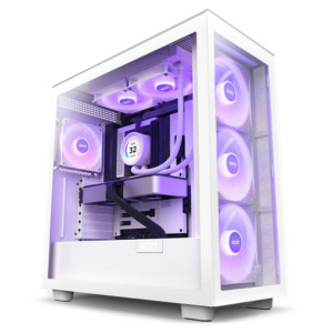 NZXT Kraken Elite 240 RGB Matte White - 240mm AIO Liquid Cooler with LCD Display and RGB Fans