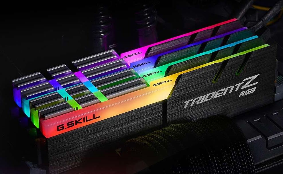 GSkill Trident Z RGB - 64GB (2x32GB) DDR4 - Bus 3600MHz Cas 18