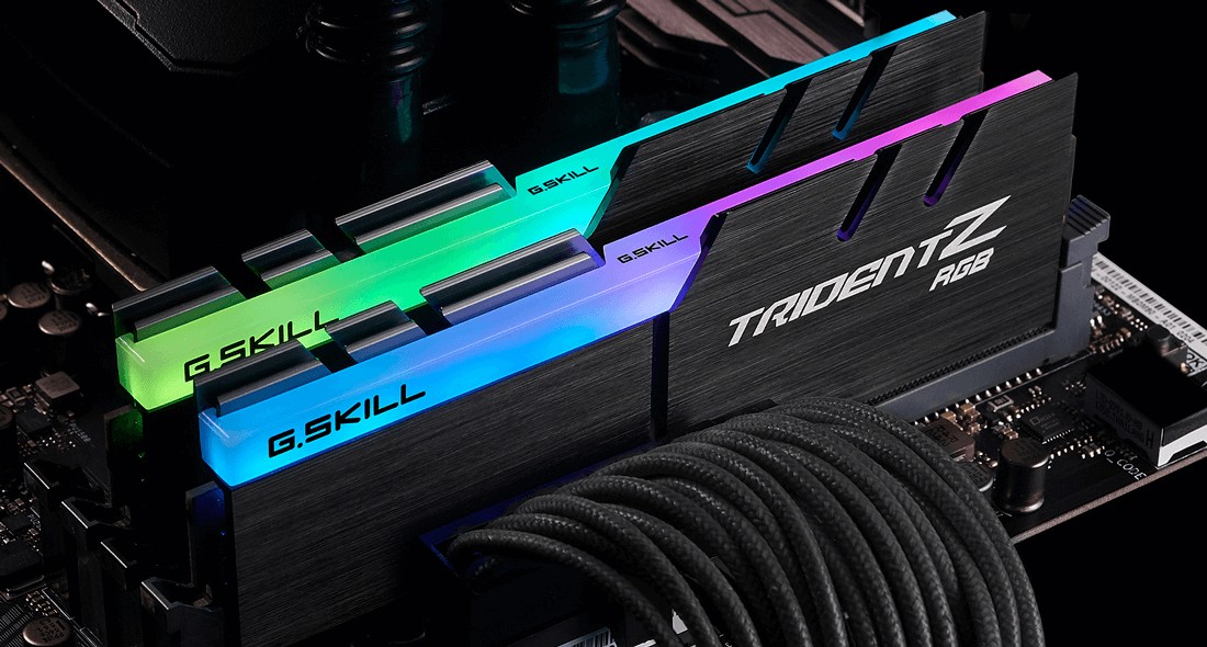 GSkill Trident Z RGB - 64GB (2x32GB) DDR4 - Bus 3600MHz Cas 18