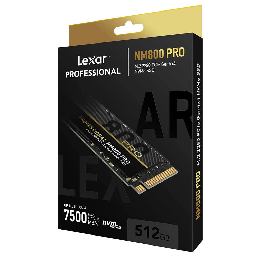 Lexar NM800 PRO 512GB Lexar Professional NM800PRO 512GB - PCIe Gen4x4 NVMe SSD - Ảnh 4
