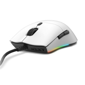 NZXT Lift (White) - Lightweight RGB Gaming Mouse