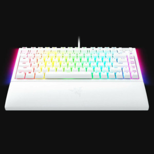 Razer BlackWidow V4 75% - US - White - Orange Switch - Hot-swappable Mechanical Gaming Keyboard