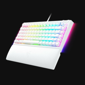 Razer BlackWidow V4 75% - US - White - Orange Switch - Hot-swappable Mechanical Gaming Keyboard