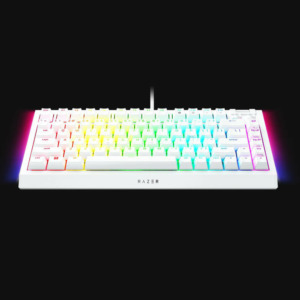 Razer BlackWidow V4 75% - US - White - Orange Switch - Hot-swappable Mechanical Gaming Keyboard