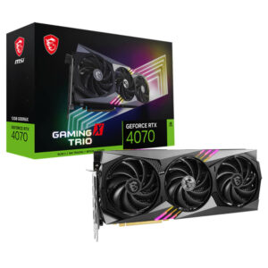 MSI GeForce RTX™ 4070 GAMING X TRIO 12G - 12GB GDDR6X