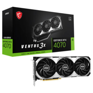 MSI GeForce RTX™ 4070 VENTUS 3X 12G - 12GB GDDR6X