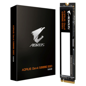 AORUS Gen4 5000E SSD 500GB Gigabyte AORUS Gen4 5000E SSD 500GB - PCIe Gen 4.0 x4 NVMe M.2 SSD