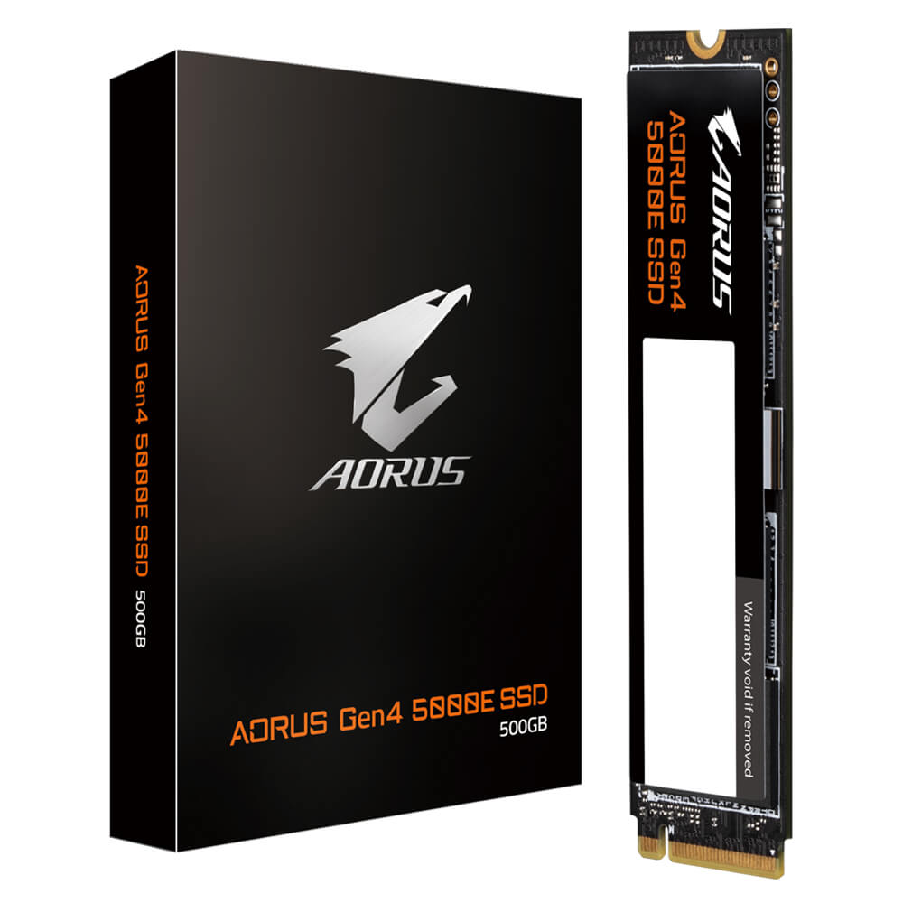 AORUS Gen4 5000E SSD 500GB Gigabyte AORUS Gen4 5000E SSD 500GB - PCIe Gen 4.0 x4 NVMe M.2 SSD - Ảnh 3