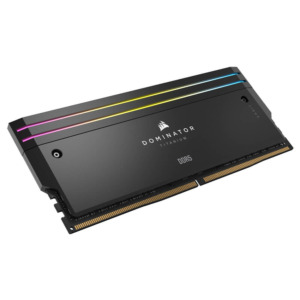 Corsair DOMINATOR TITANIUM RGB Black Heatspreader - 64GB (2x32GB) DDR5 - Bus 6600MHz Cas 32