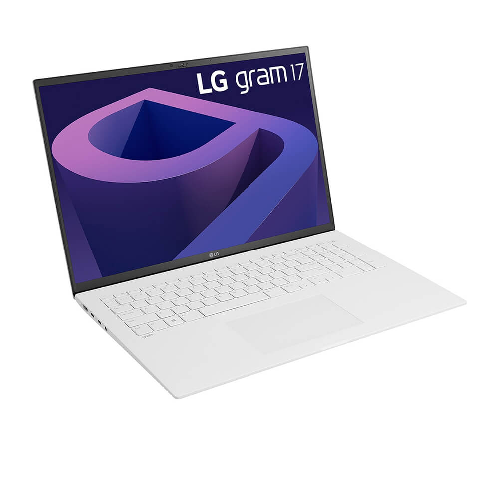 LG Gram 17Z90Q White H02 LG Gram 17 2022 17Z90Q-G.AH74A5 (i7-1260P | 16GB | 512GB | Intel Iris Xe | 17-inch WQXGA | Win 11 | Trắng) - Ảnh 2