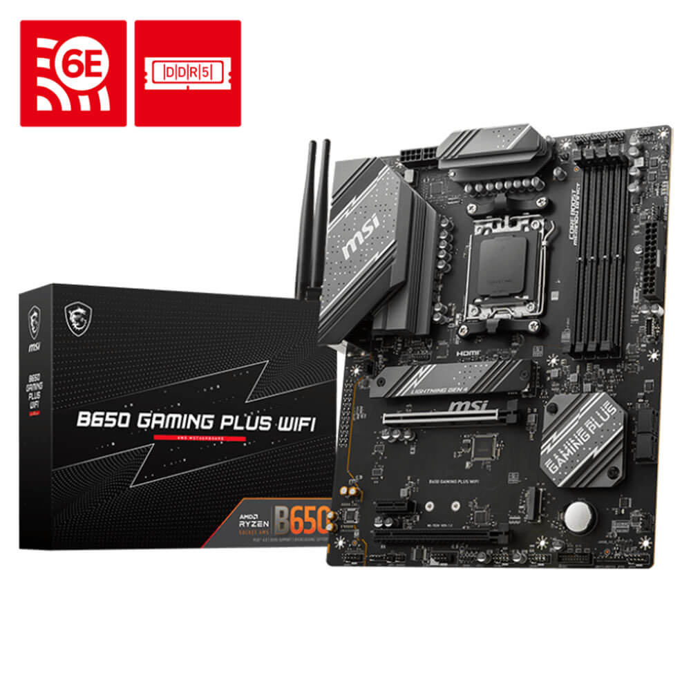 MSI B650 GAMING PLUS WIFI H1 MSI B650 GAMING PLUS WIFI - Socket AM5