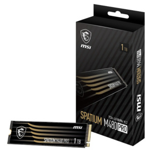 MSI SPATIUM M480 PRO 1TB - PCIe 4.0 x4 NVMe M.2