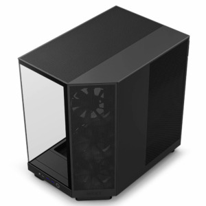 NZXT H6 Flow Matte Black - Compact Dual-Chamber Mid-Tower Airflow Case