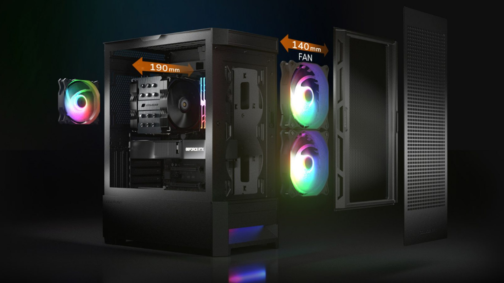 Cougar Duoface Pro RGB (Black) - Mid-Tower Case