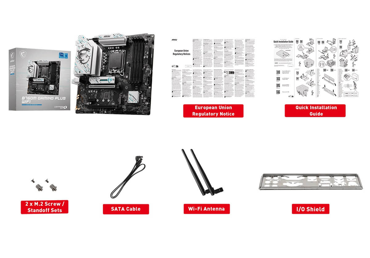 MSI B760M GAMING PLUS WIFI - Socket 1700