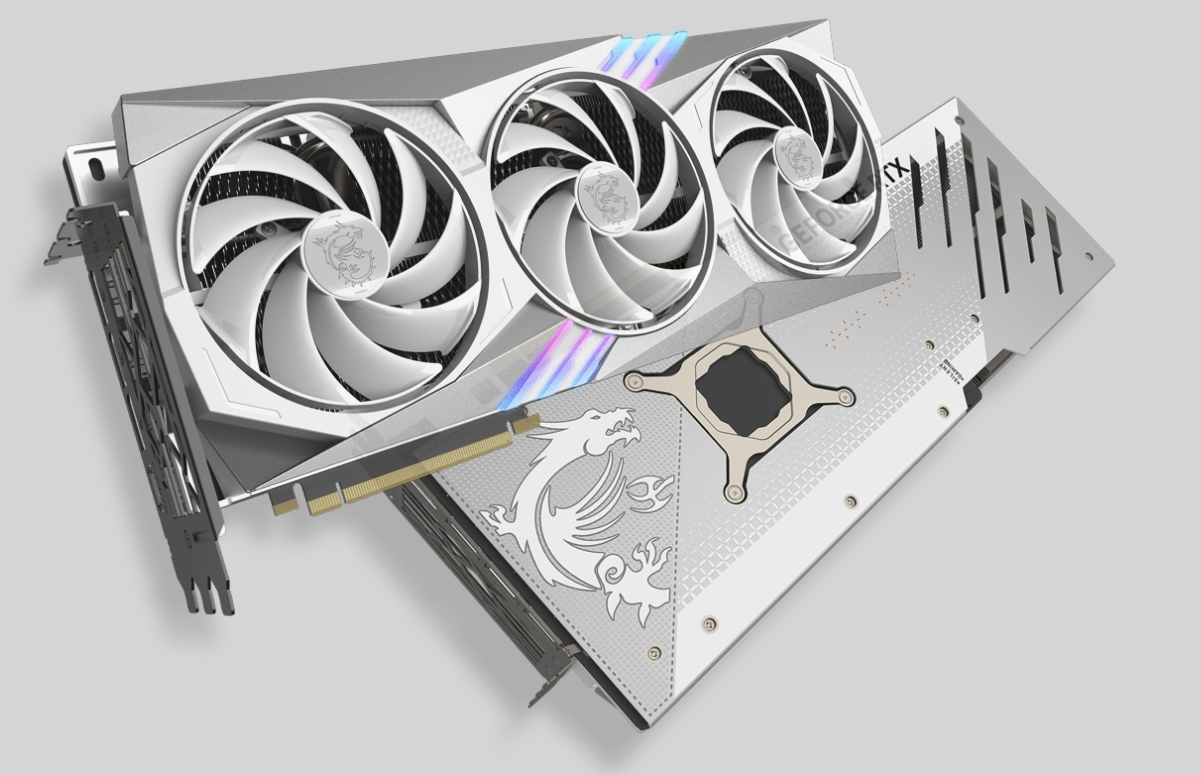 MSI GeForce RTX™ 4070Ti GAMING X TRIO WHITE 12G - 12GB GDDR6X