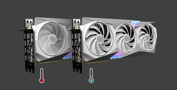 MSI GeForce RTX™ 4070Ti GAMING X TRIO WHITE 12G - 12GB GDDR6X