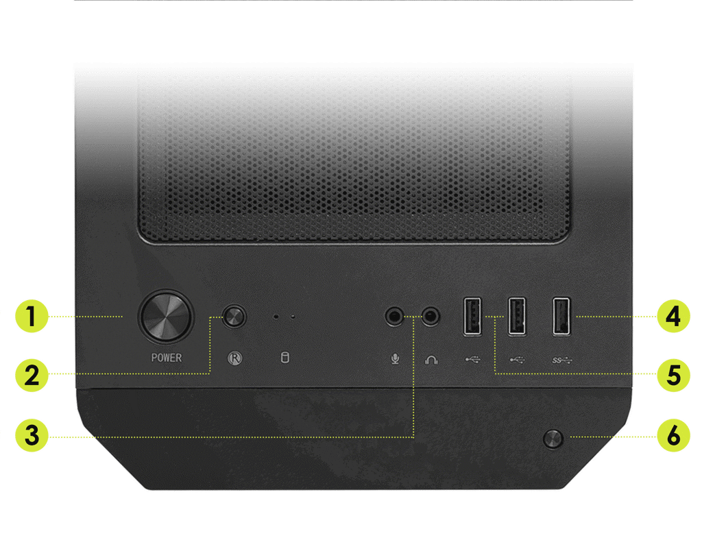 MSI MAG FORGE M100A - Micro ATX Gaming Case