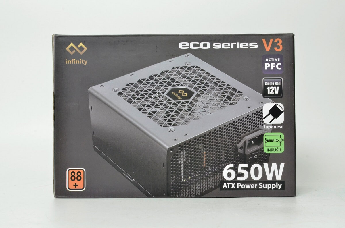 Infinity Eco V3 650w – DC to DC – Hiệu suất 88% – Active PFC – Single Rail