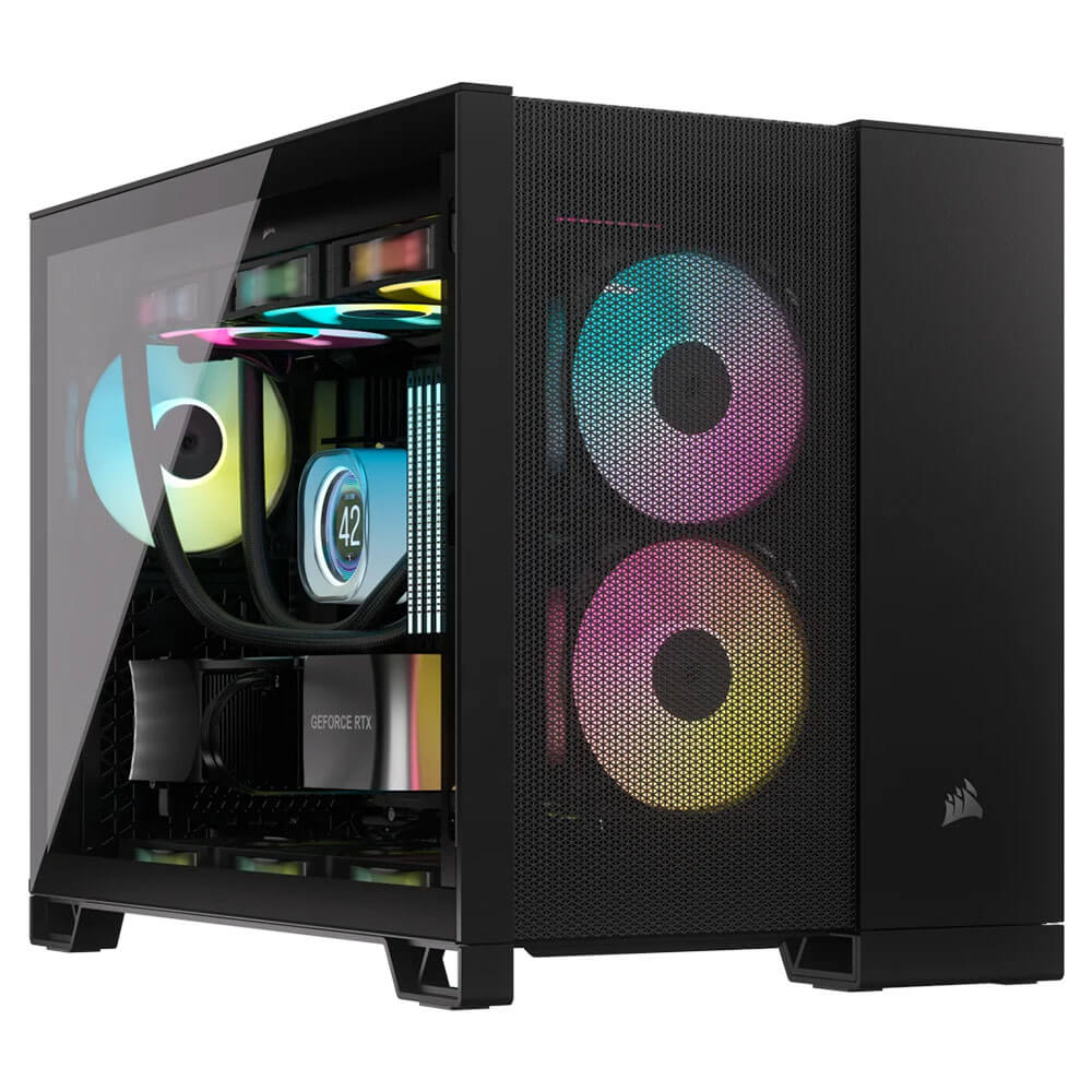 Corsair 2500D Black H1 Corsair 2500D Black - Airflow Tempered Glass Mid-Tower Case