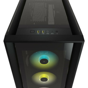Corsair iCUE 5000X RGB Black - Tempered Glass Mid-Tower ATX PC Case