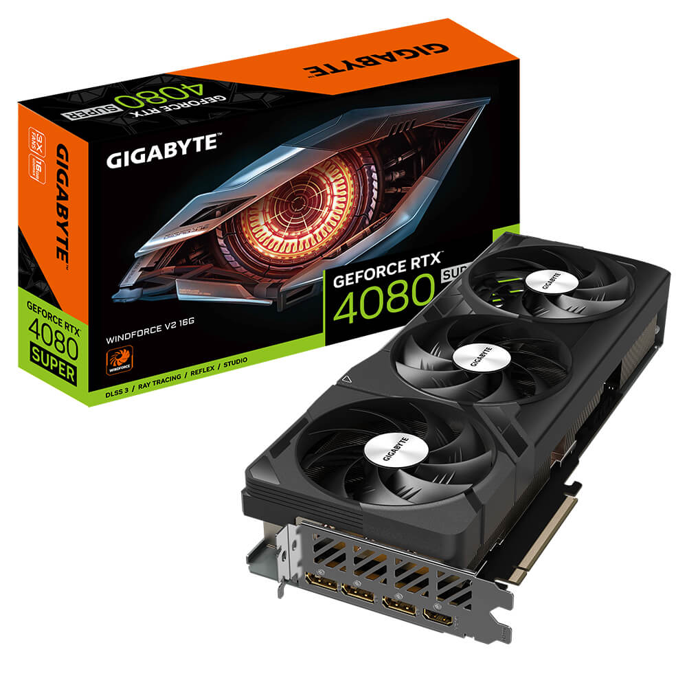 Gigabyte GeForce RTX 4080 SUPER WINDFORCE V2 16G H1 Gigabyte GeForce RTX 4080 SUPER WINDFORCE V2 16G - 16GB GDDR6X