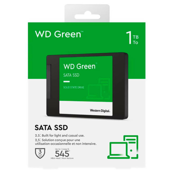 WD Green 1TB WDS100T5G0A - 2.5 Inch SATA III SSD
