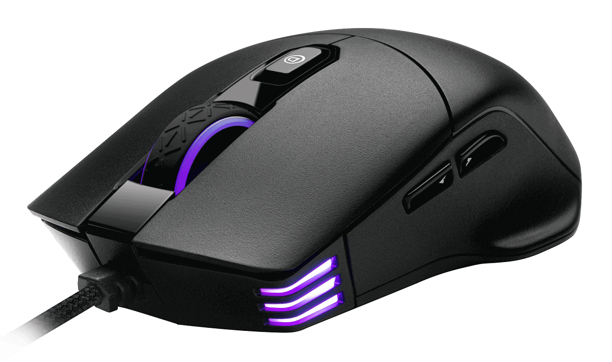 EVGA X12 Gaming Mouse - 8K - Wired - White - Customizable - Dual Sensor - 16,000 DPI - 5 Profiles - 8 Buttons - Ambidextrous Light Weight - RGB