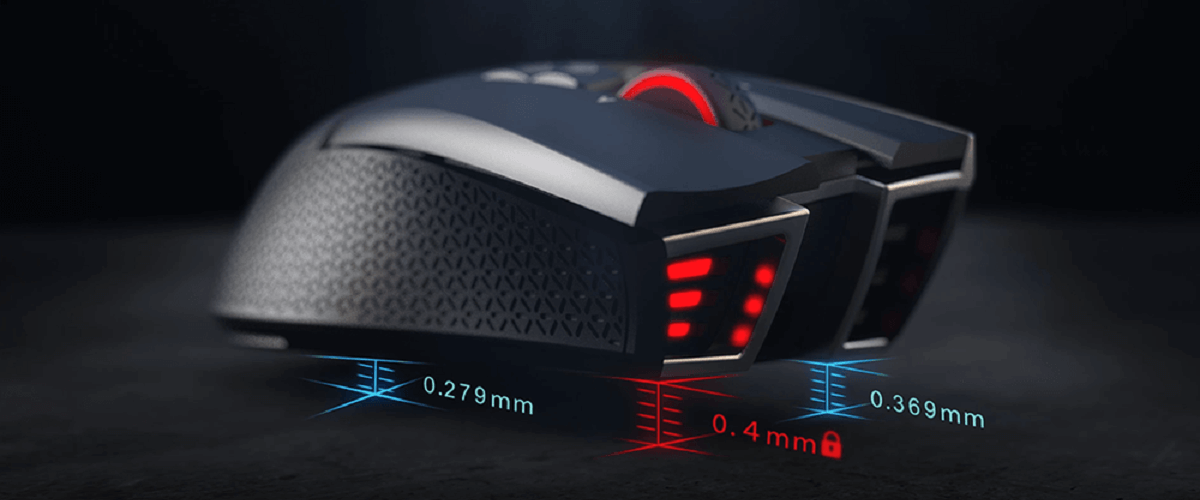 EVGA X20 Gaming Mouse - Wireless - Black - Customizable - 16,000 DPI - 5 Profiles - 10 Buttons - Ergonomic