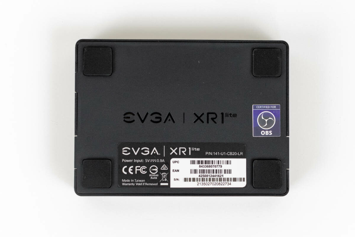 EVGA XR1 Lite Capture Card - Certified for OBS - USB 3.0 - 4K Pass Through