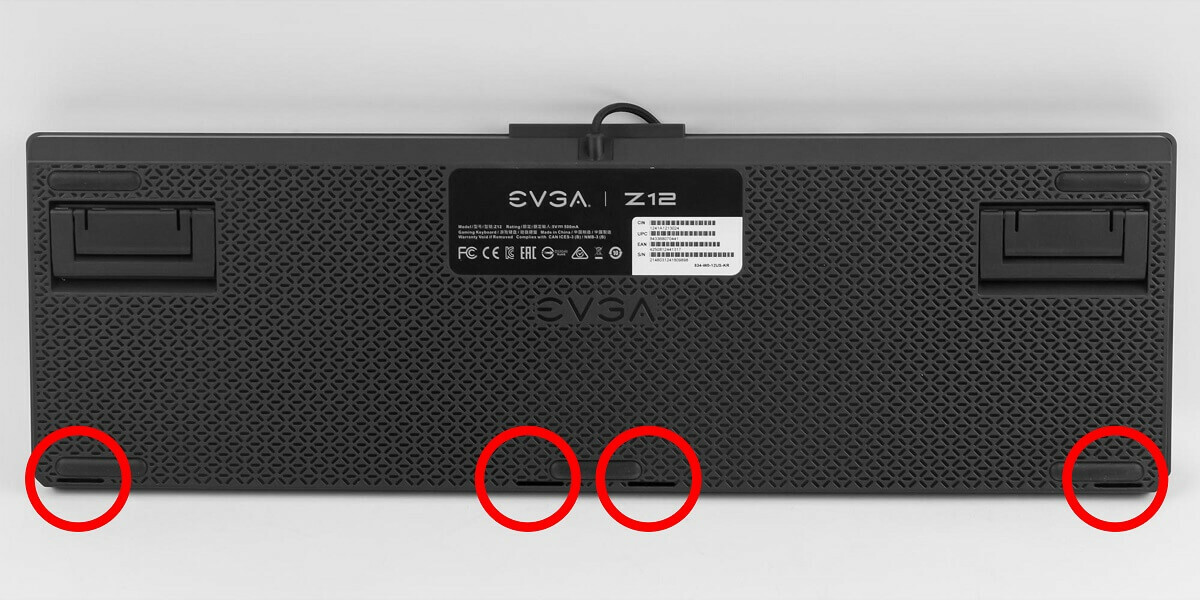 EVGA Z12 - RGB Gaming Keyboard - RGB Backlit LED - 5 Programmable Macro Keys - Dedicated Media Keys - Water Resistant