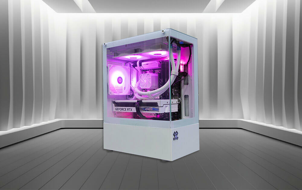 Infinity Aqua M White - Micro-ATX Chassis