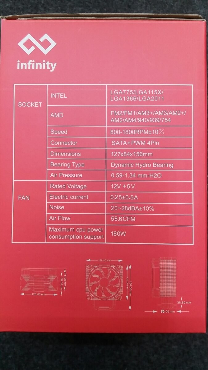 Infinity Saido Pro ARGB - Ultimate Performance CPU Cooler